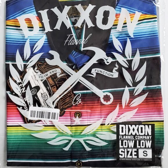 Dixxon LOW LOW 2023 Men's Short Sleeve Party Shirt (Black Collar) - S - Picture 8 of 10